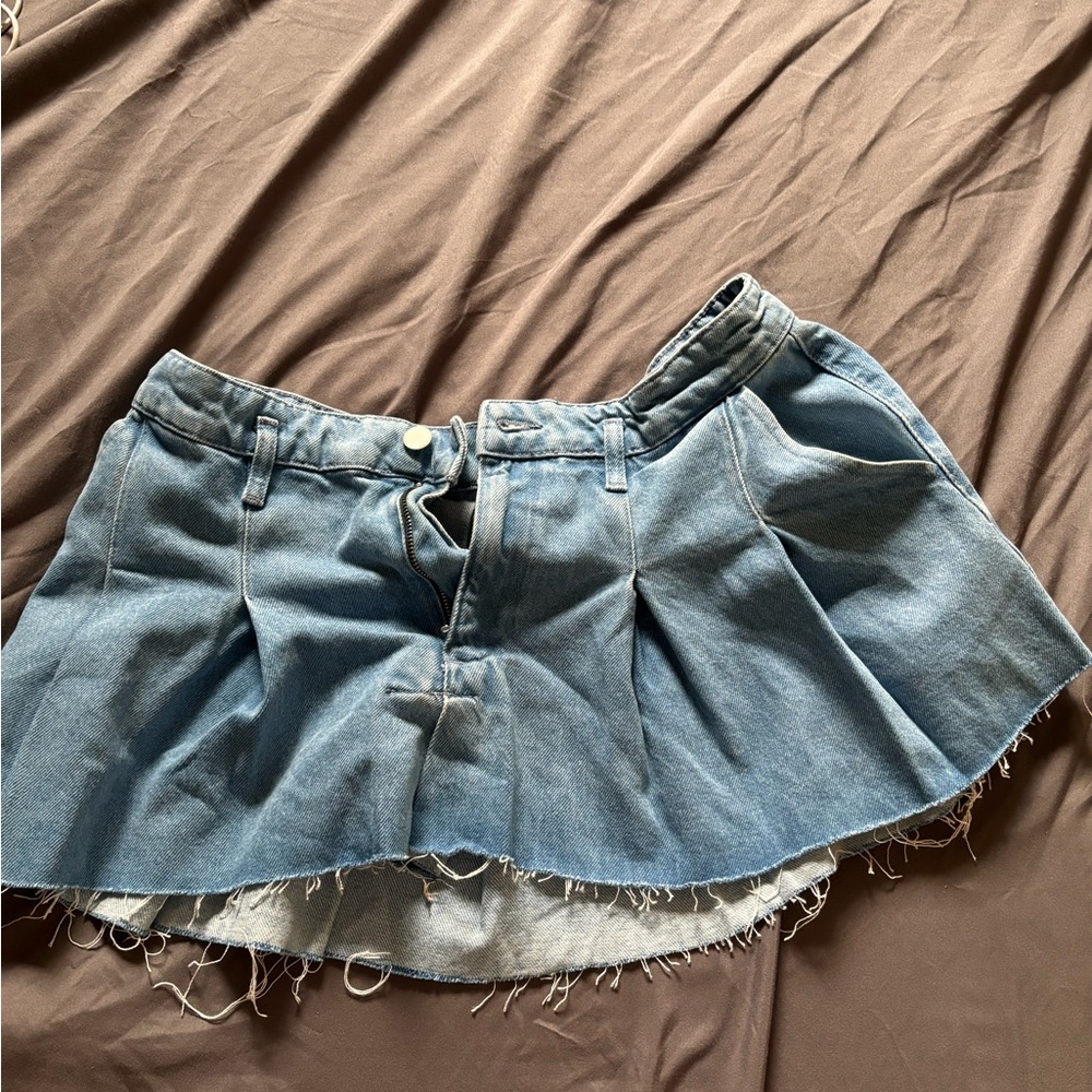 Zara denim skirt